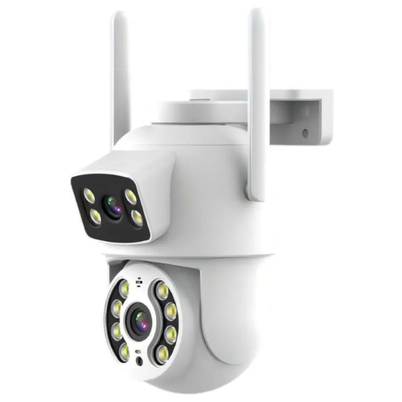 IMMAX NEO LITE SMART Security venkovní kamera DOUBLE, duální, 355° 90° P/T, Wi-Fi, 2x 2MP, ONVIF, TUYA (07783L)