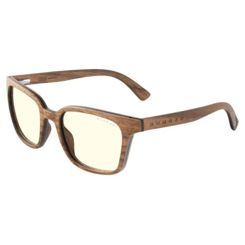 GUNNAR kancelářske/herní brýle GROOT WALNUT * čírá skla * BLF 35 * GUNNAR focus (GRT-11409)