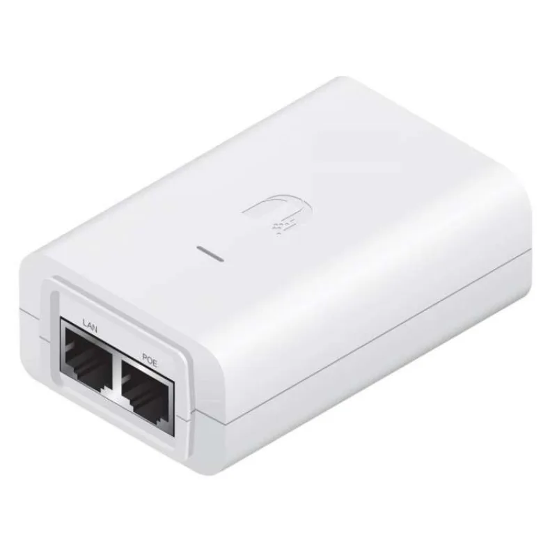 Ubiquiti POE-48 (48V, 0.5A, 24W) vr. napája. kab. biely (POE-48-24W-WH)