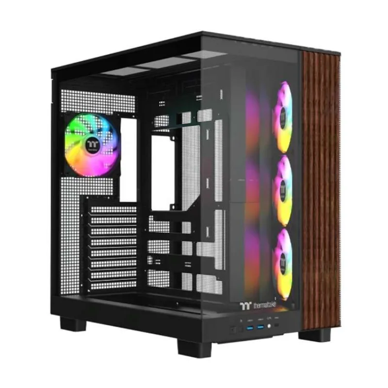 THERMAL TAKE Case View 380 XL WS ARGB, Průhledná bočnice, černá (CA-11E-00M1WN-WS)