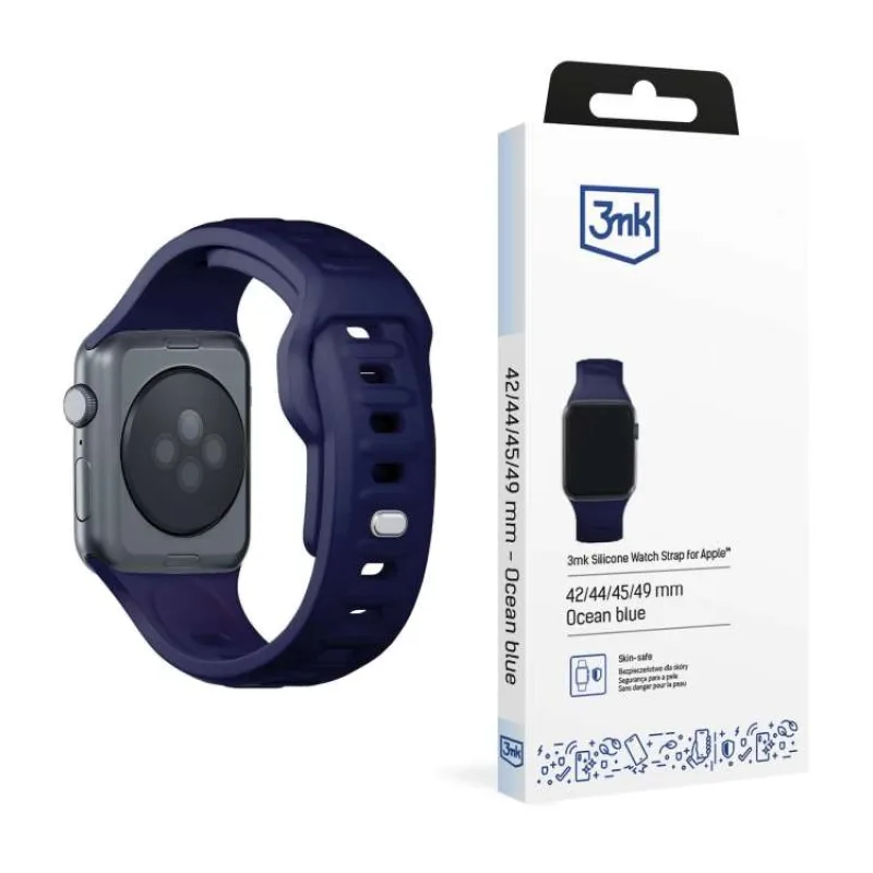 3mk řemínek Watch Strap pro Apple 42/44/45/49 mm Ocean Blue (5903108565806)