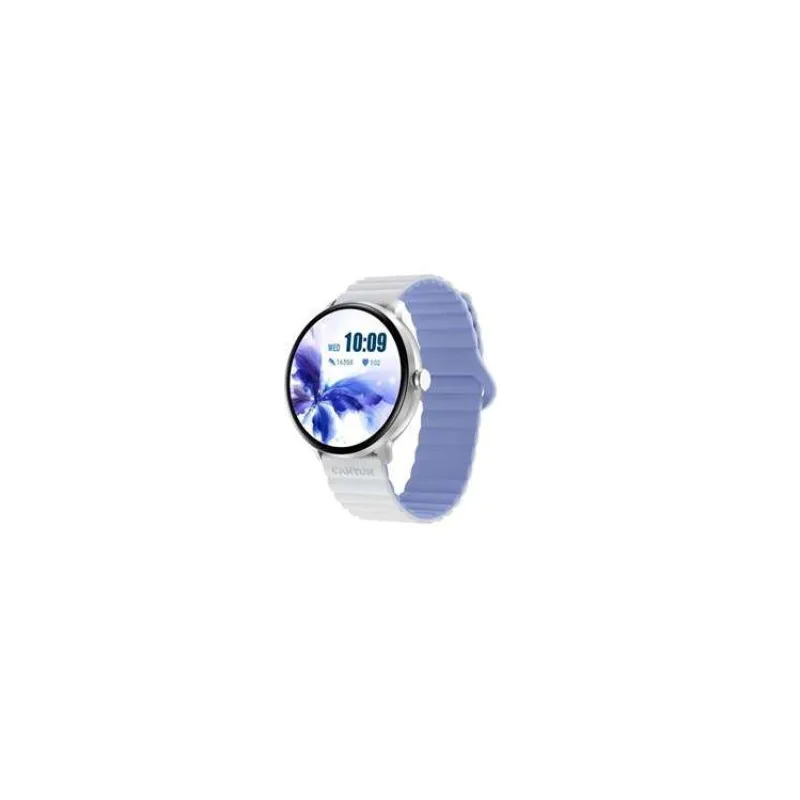 Canyon SW-69, Jacky, smart hodinky, BT, fareb. LTPS displej 1,3", vodotes. IP68, 25 športov, bielo/modré (CNS-SW69WB)