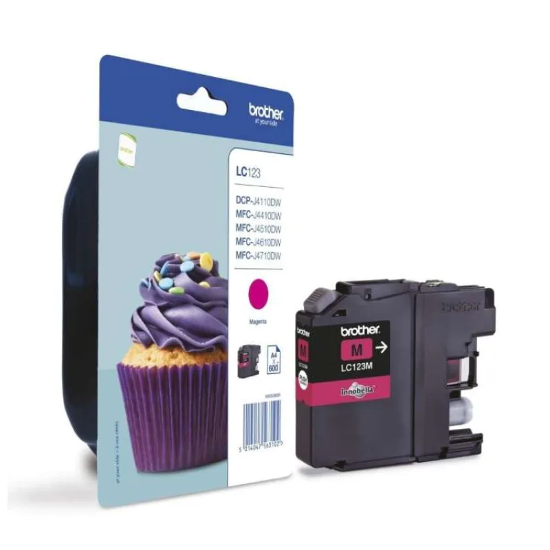 BROTHER INK LC-123M magenta cca 600 (LC123M)