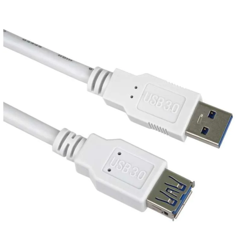 PremiumCord Prodlužovací kabel USB 3.0 Super-speed 5Gbps A-A, MF, 9pin, 0,5m bílá (ku3paa05w)