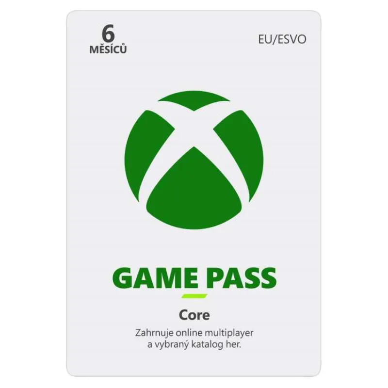 ESD XBOX - Game Pass Core - předplatné na 6 měsíců (EuroZone) (S6T-00018)