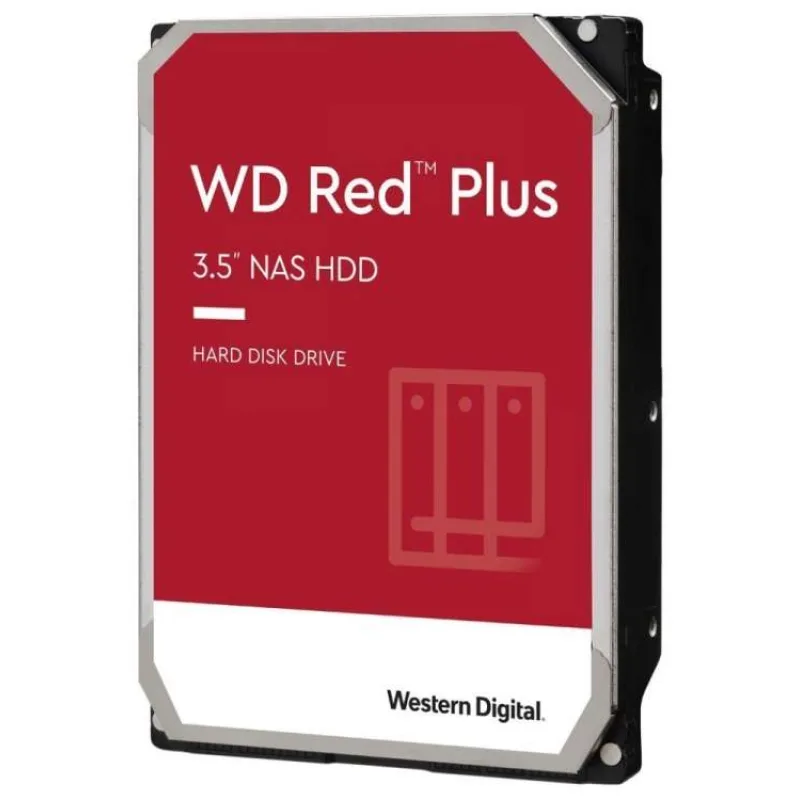 WD RED PLUS 6TB / WD60EFPX / SATA III/ Interní 3,5"/ 5400rpm / 256MB (WD60EFPX)