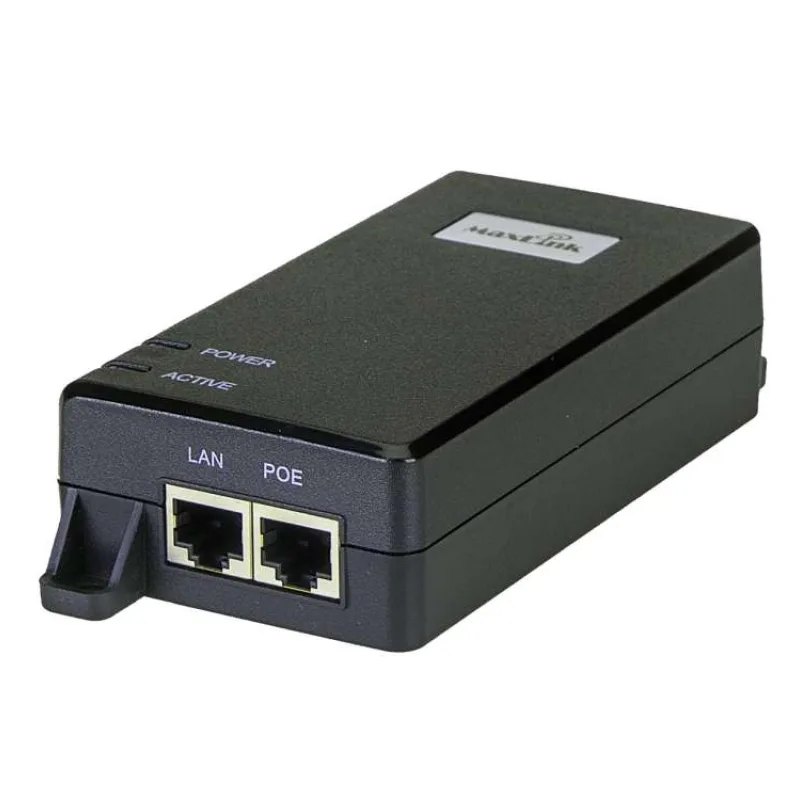 MaxLink MAXPI60-10G PoE injektor - 802.3af/at, 52V, 580mA, 60W, 10Gbit (MAXPI60-10G)