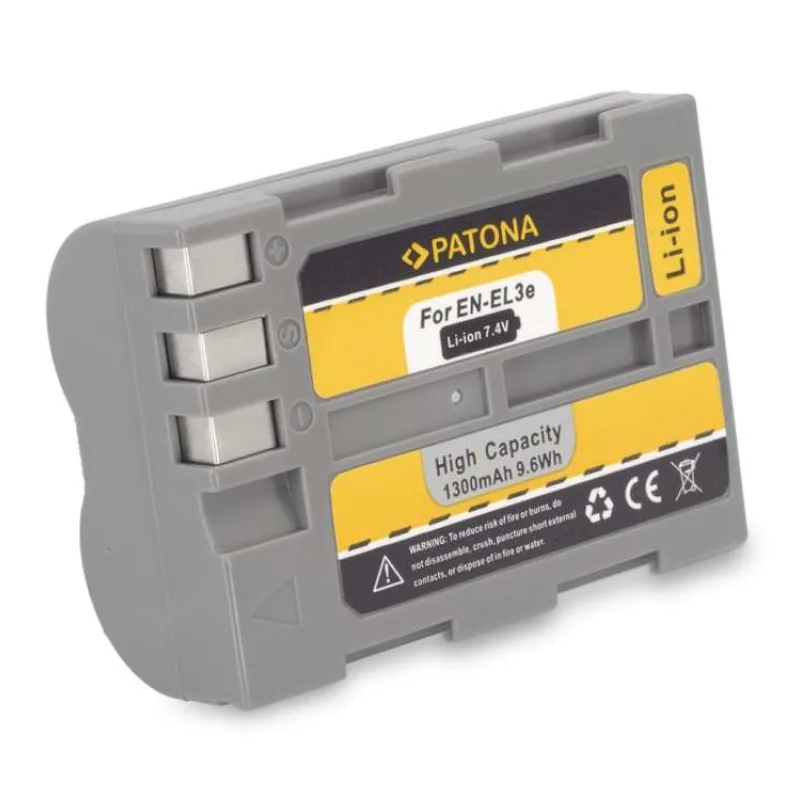 PATONA baterie pro foto Nikon EN-EL3E 1300mAh (PT1036)