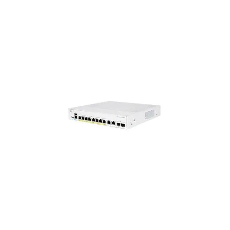 Cisco switch CBS350-8P-E-2G-UK (8xGbE,2xGbE/SFP combo,8xPoE+,60W,fanless) - REFRESH (CBS350-8P-E-2G-UK-RF)