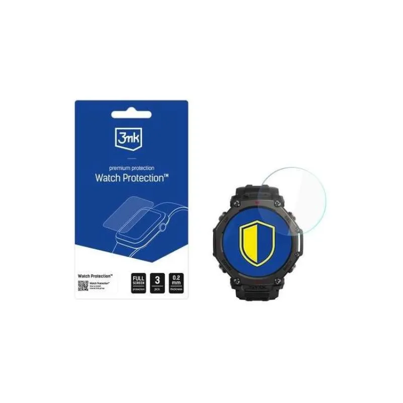 3mk hybridní sklo Watch Protection FlexibleGlass pro Amazfit T-Rex 3 Pro 44mm (5903108722384)