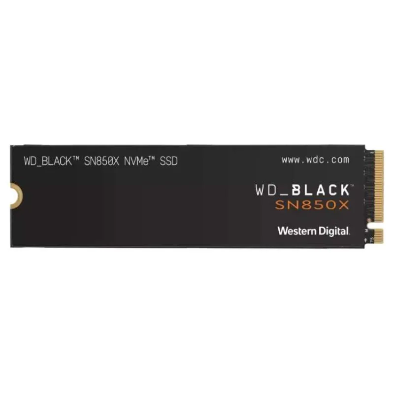 WD BLACK SSD NVMe 1TB PCIe SN850X Powered by SanDisk, Gen4, (R:7300, W:6300MB/s) (WDS100T2X0E)