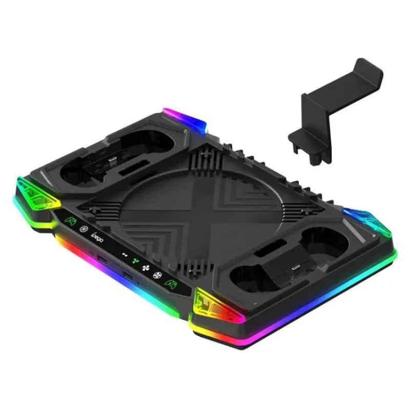 iPega XBX025S Multifunkčný Nabíjací RGB Stojan s Chladením pre Xbox (8596311267789)