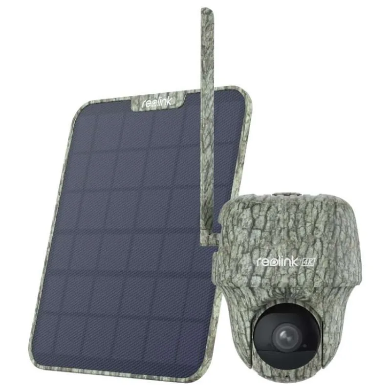 Reolink Go Series G450 8MPx venkovní bateriová 4G IP kamera se solárním panelem, otočná, 3840x2160, SD 128GB, IP64 (Go Series G450 with Solar Panel 2)