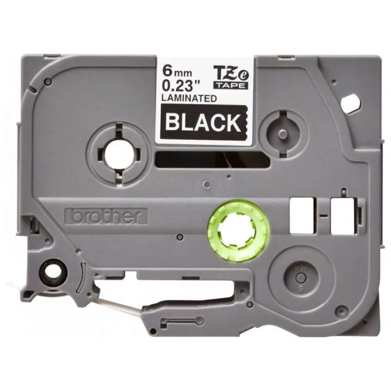 TZE-315, čierna/biela, 6mm (TZE315)