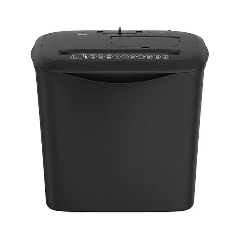 AT skartovač AT-6S/ řez 6 mm/ pracovní šíře 220 mm/ kapacita 10 listů/ objem koše 13 l/ stupeň utajení P1/ černý (AT-6S)