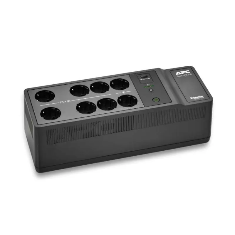 APC Back-UPS 500VA, 230V, 1USB charging port (300W), Schuko (BE500G2-GR)