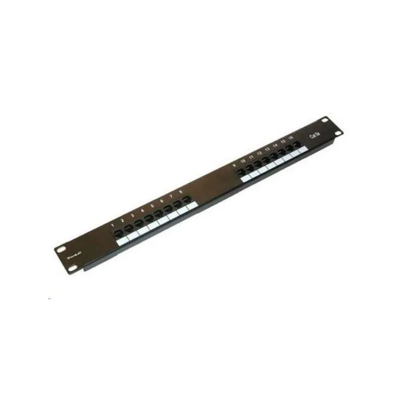 XtendLan Patch panel 19", 16 portů, RJ-45, Cat5e (XL-PP19-16C5UD)