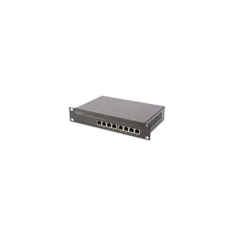 DIGITUS Gigabit Ethernet Switch 8-port, 10 palců, nemanagovaný (DN-80114)