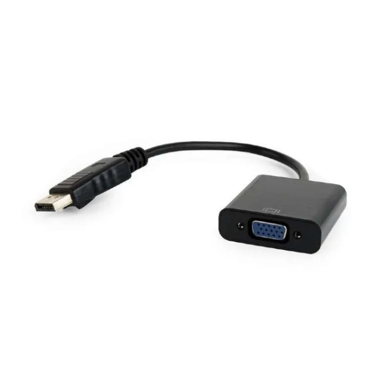 Gembird adaptér DisplayPort (M) na VGA (F), 0.15 m kábel, čierny, blister (AB-DPM-VGAF-02)