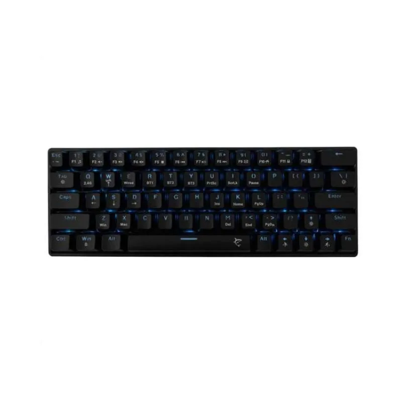 White Shark Mechanical gaming keyboard KAIKEN, US, red switch, black (KAIKEN-US)