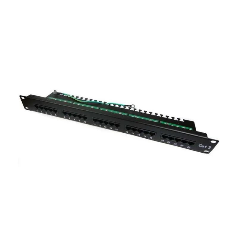 XtendLan Patch panel 19", 25 portů, telefonní, 1U, Cat3 (PPT1U19Cat3)