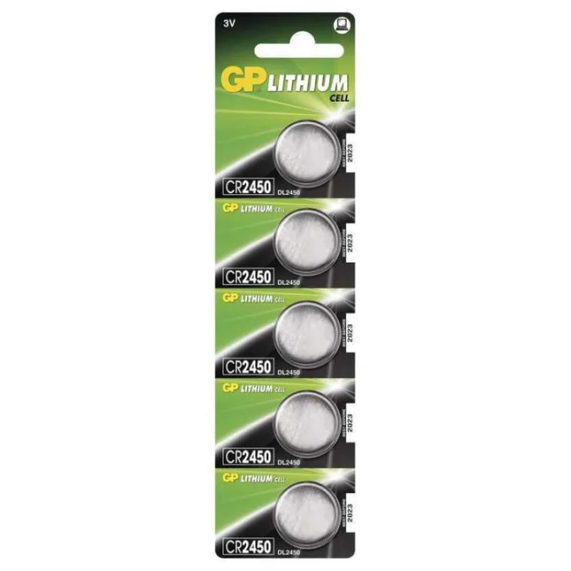 Lítiová batéria GP CR2450 - 5ks (1042245015)