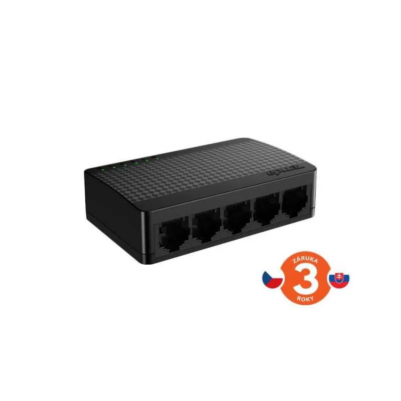 Tenda SG105M 5-portový Gigabit Ethernet Switch, 10/100/1000Mbps, Plast, Desktop (SG105M)