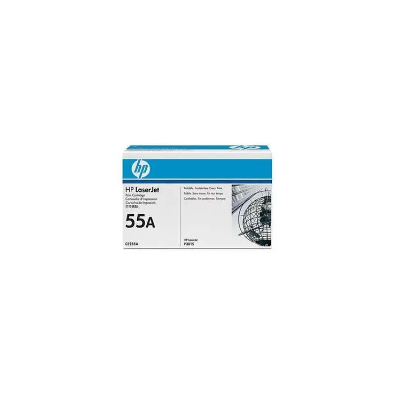 HP černý toner, CE255A pro LJ P3015 originál (CE255A)