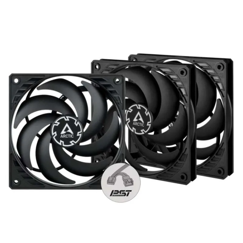 ARCTIC P12 Slim PWM pst – 120mm Pressure optimized case fan | Slim profile | PWM controlled speed wi (ACFAN00275A)
