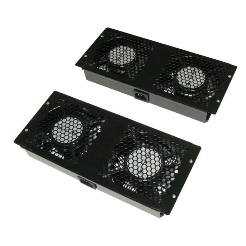 XtendLan Ventilace pro stojan. rozvaděče Telco hloubky 600,800,1000,1200mm, 4x ventilátor, napájecí kabel (SFANG04-P)