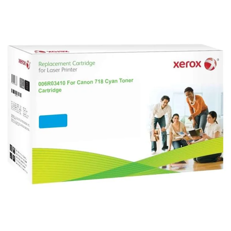 Xerox alternatívny toner Canon CRG718 / CRG-718 s čipom pre MF8330,8350, (2900str, azúrová) (006R03410)