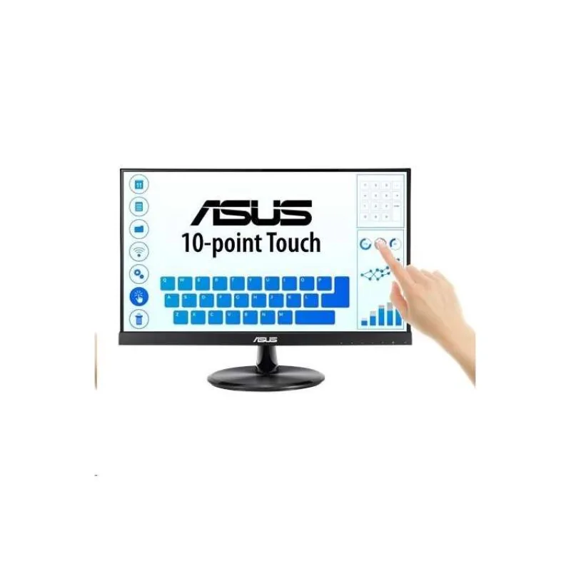ASUS VT229H 21.5" IPS Touch 10-bodový dotykový monitor 1920x1080 100mil:1 5ms 250cd USB D-Sub HDMI Repro čierny (90LM0490-B02170)