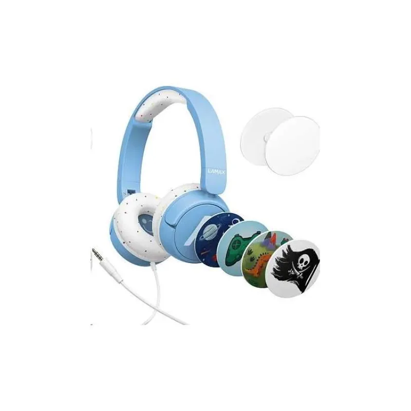 LAMAX SoundKid1 - náhlavní sluchátka - modrá (LXOHMSOKI01LA)