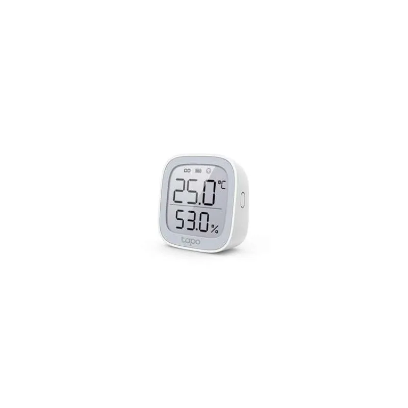 Smart Temperature and Humidity Monitor SPEC: 868 MHz, battery powered(2*AAA), 2.7 inch E-ink display, temperature range (Tapo T315)