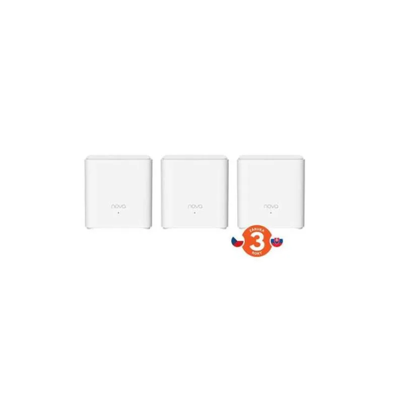 Tenda Nova EX3 (3-pack) WiFi6 AX1500 Mesh Gigabit systém, 6xGLAN/GWAN, WPA3, VPN, SMART CZ aplikácie (75011985)