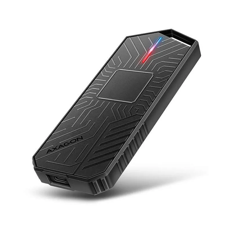 AXAGON EEM2-GAM, USB-C 10Gbps - NVMe & SATA SSD GAME M.2 box, bezšroubkový (EEM2-GAM)