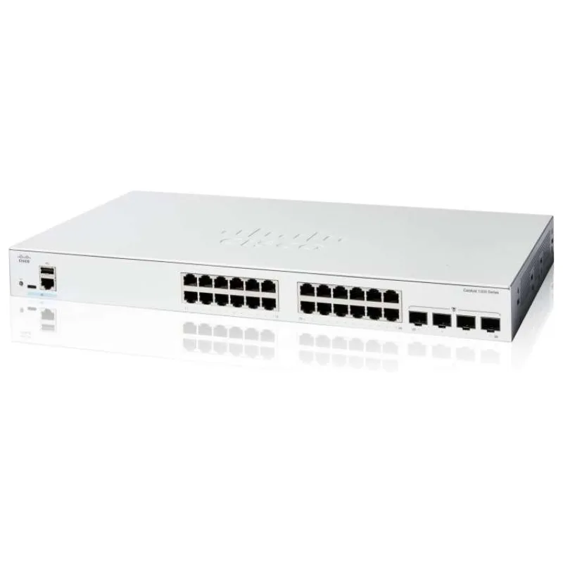 Cisco Catalyst switch C1200-24T-4G (24xGbE,4xSFP,fanless) - REFRESH (C1200-24T-4G-RF)