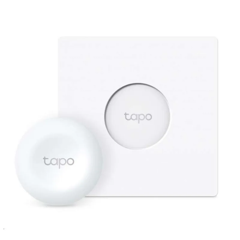 TP-LINK "Smart Remote Dimmer SwitchSPEC: 868 MHz, battery powered(1*CR2032), EU/UK wall plateFeature: Tapo smart app, (Tapo S200D)