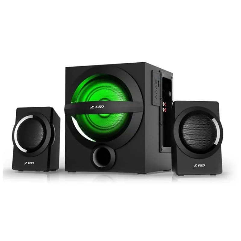 FENDA F&D repro A140X/ 2.1/ 37W/ černé/ BT4.0/ FM rádio/ USB přehrávání/ dálkové ovládání (A140X)