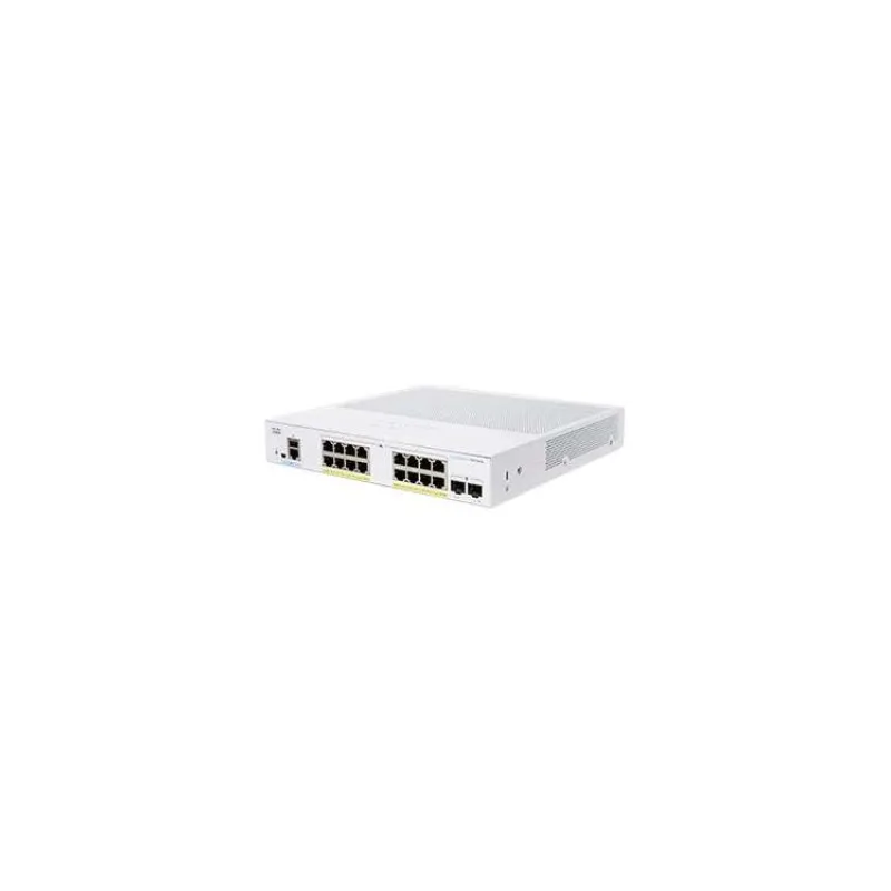 Cisco switch CBS350-16FP-2G-EU (16xGbE,2xSFP,16xPoE+,240W,fanless) - REFRESH (CBS350-16FP-2G-EU-RF)
