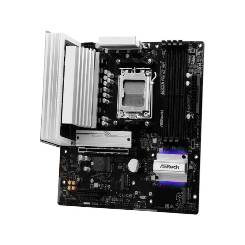 ASRock MB Sc AM5 A620AM PRO RS WIFI, AMD X620, 4xDDR5, 1xHDMI, 1xDP, WI-FI (A620AM PRO RS WIFI)