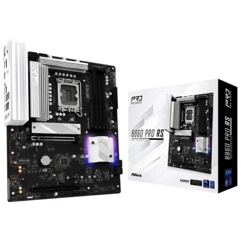 ASRock MB Sc LGA1851 B860 Pro RS, Intel B860, 4xDDR5, 1xDP, 1xHDMI, ATX (B860 Pro RS)