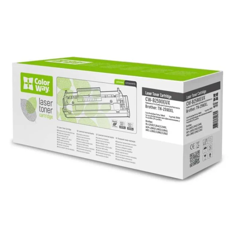 COLORWAY kompatibilní toner pro BROTHER TN-2590/ Černý/ 1 200 stran (CW-B2590EU)