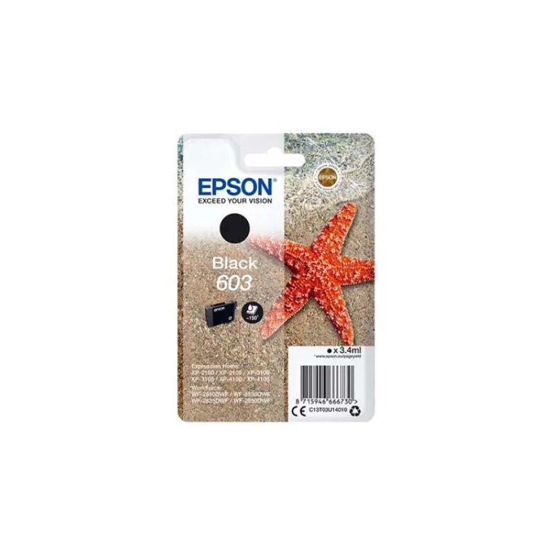 Epson singlepack, Black 603 (C13T03U14010)