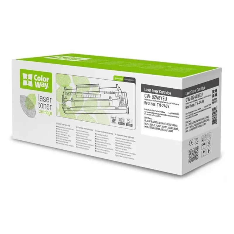 COLORWAY kompatibilní toner pro BROTHER TN-248Y/ Yellow/ 1 000 stran (CW-B248YEU)