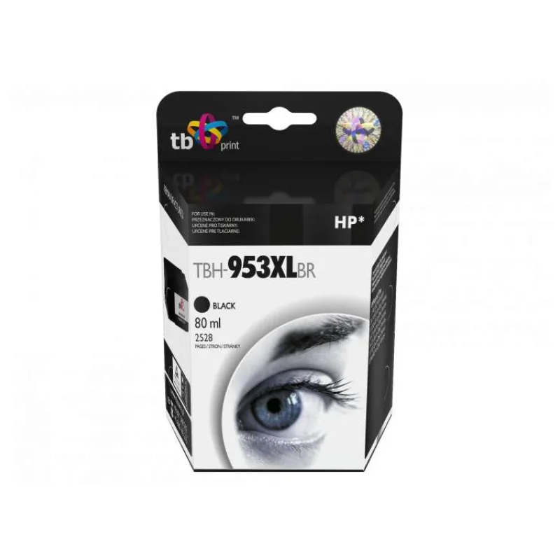 Ink. kazeta TB kompat. s HP OJ 8710, Black, ref (TBH-953XLBR)