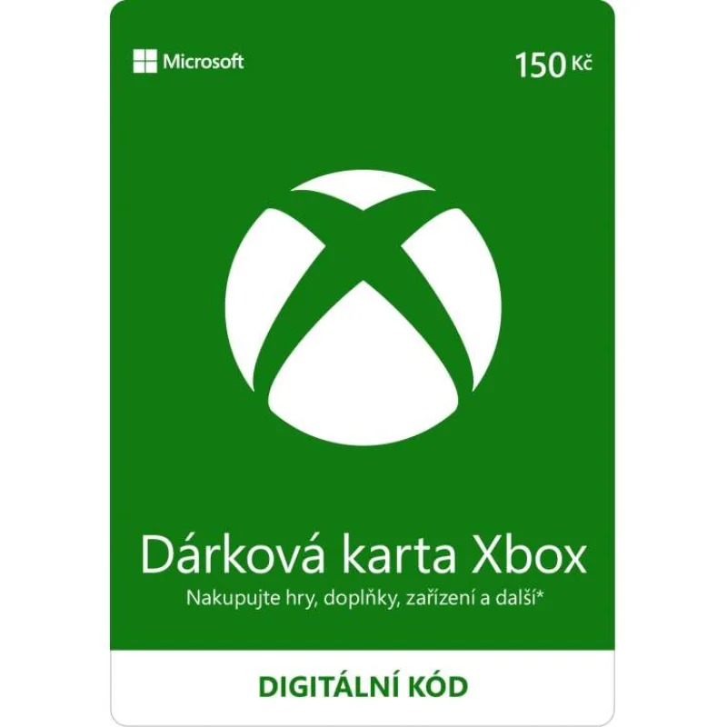 ESD XBOX - Dárková karta Xbox 150 Kč (K4W-01595)