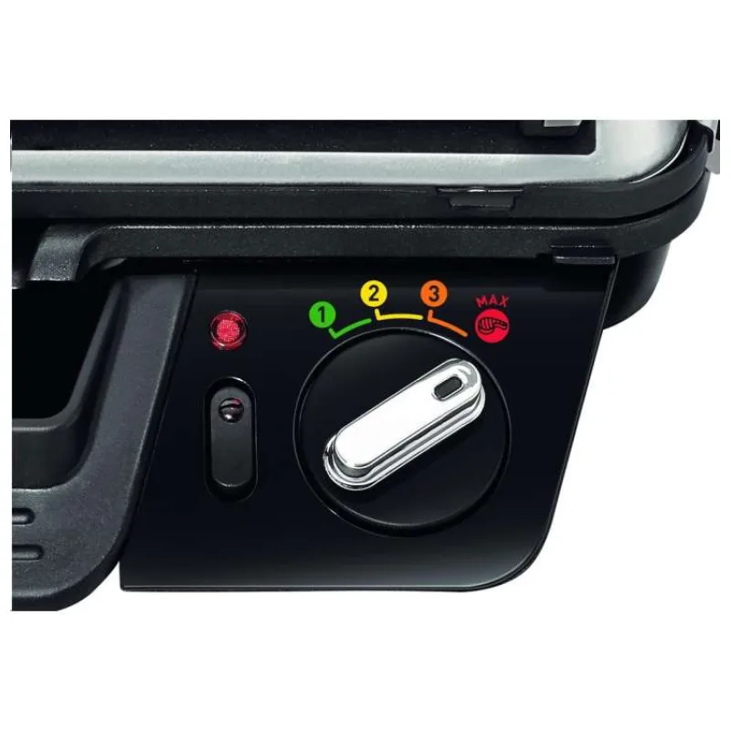 Tefal Supergrill Standard GC450B32 elektrický gril, 2000 W, kontaktní, digitální časovač, odnímatelný tác na šťávu (GC450B32)