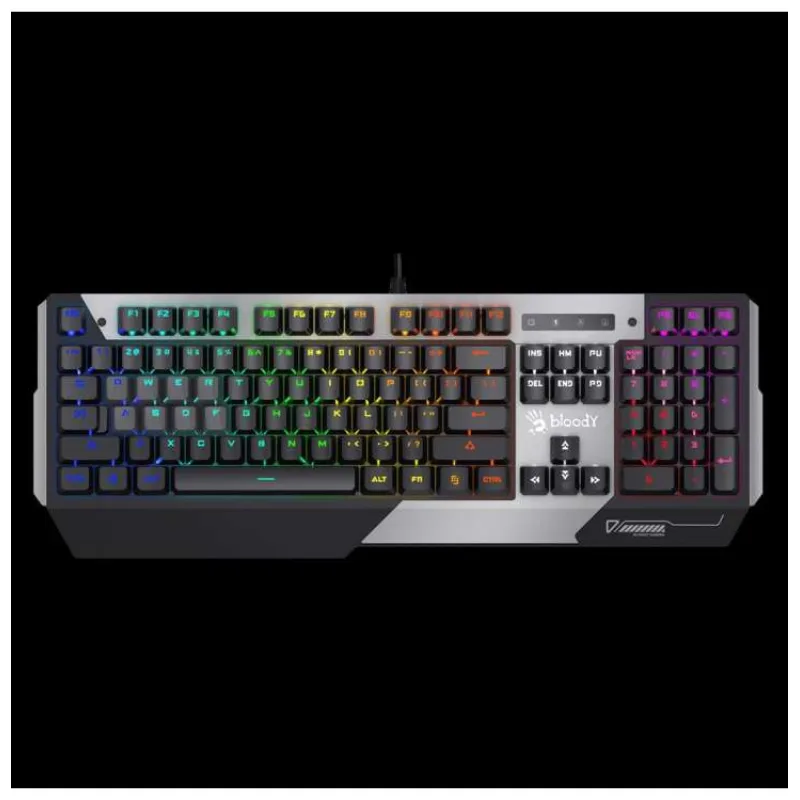 A4tech Bloody LIGHT STRIKE B865N mechanická RNBW herní klávesnice, USB, CZ (B865N)