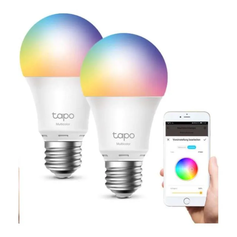 TP-Link Tapo L530E, Chytrá Wi-Fi LED žárovka, 2500-6500K, E27 - 2 kusy (Tapo L530E(2-pack))